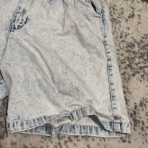 Vtg season jean shorts super high rise bleached M - Picture 3 of 7